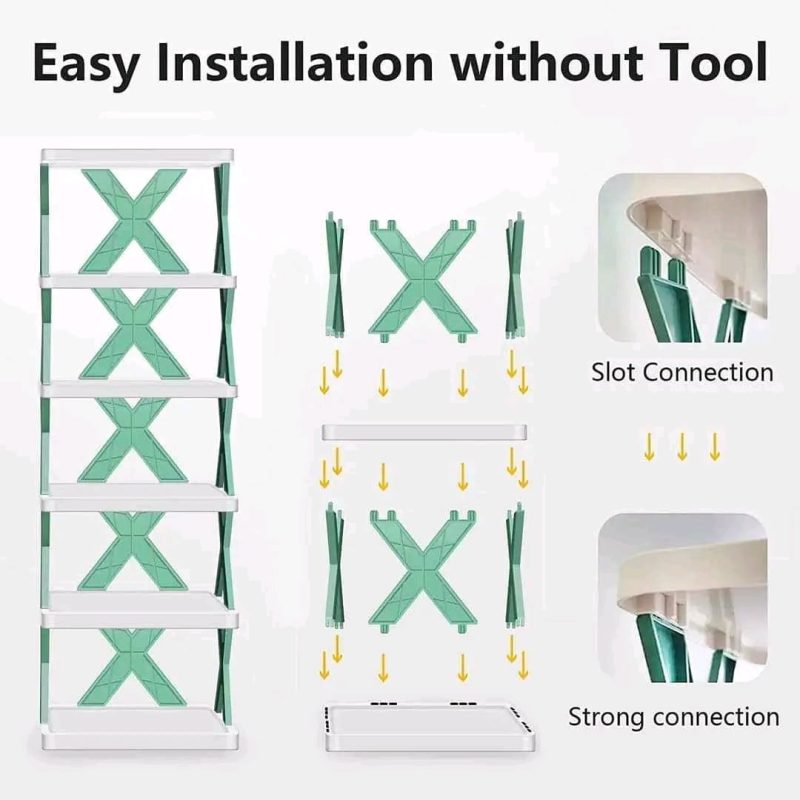 6 Layer special shoe rack - Image 7